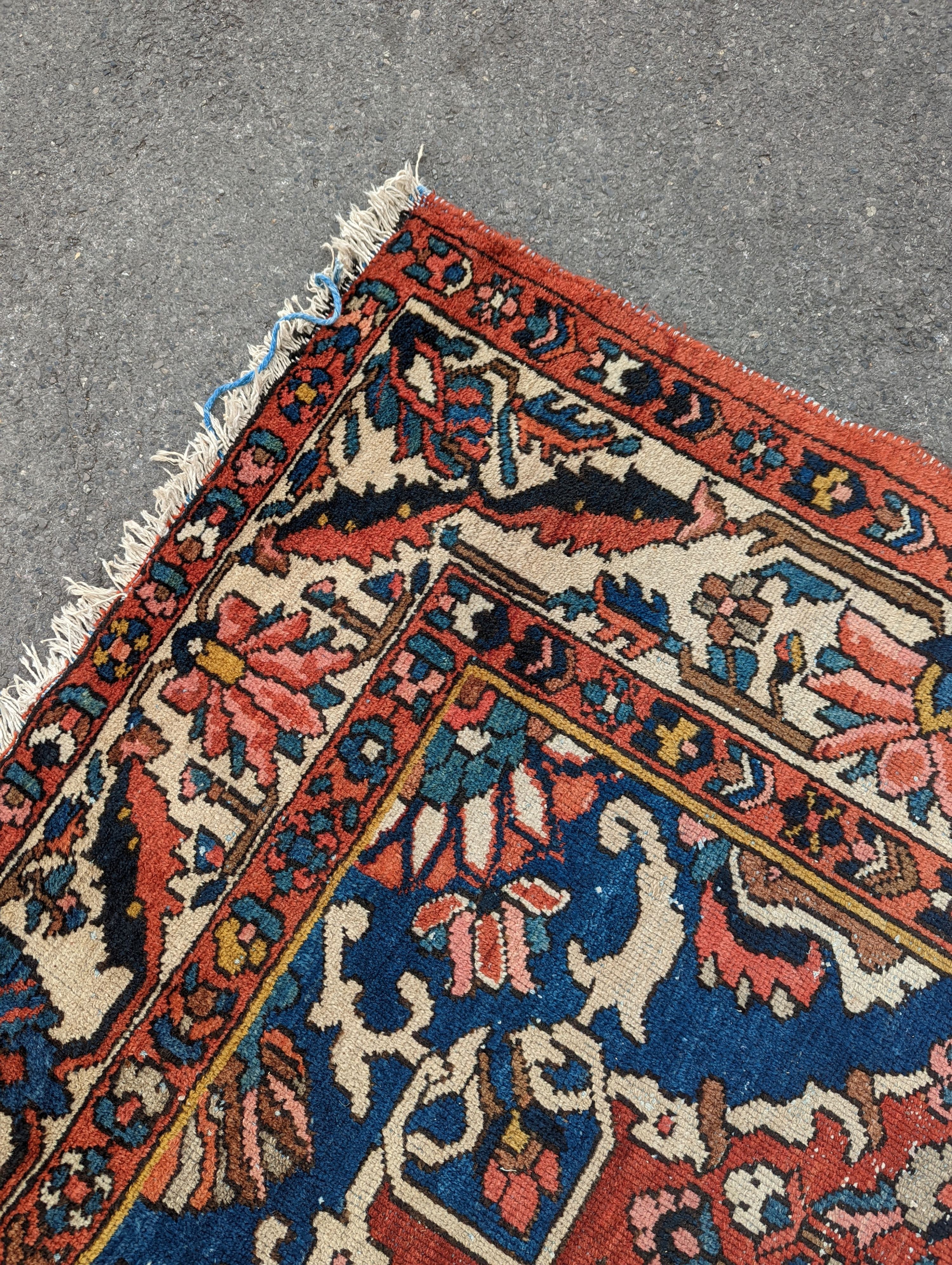 A Mahal red ground carpet, 370 x 260cm